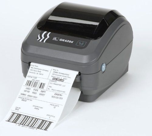 Zebra GK42-202511-000 GK420D Direct Thermal Printer USB Serial CP US,