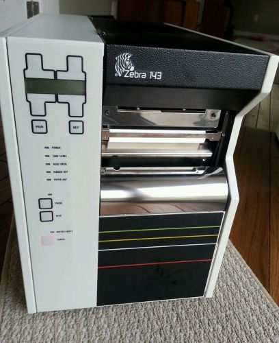 Zebra thermal tfansfer barcode printer z143m for sale