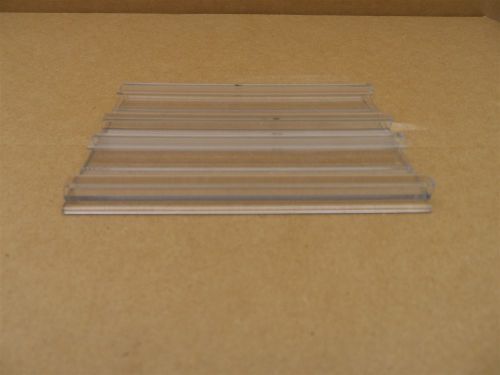 Lot (50) new plastic scan tag peg hook/shelf adapter label holder top load 4x3 for sale