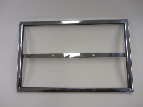 Econoco MCW711 Chrome Signholder for Wall Mounting 11&#034; x7&#034; - carton of 24