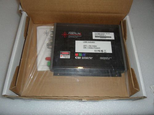 PURE DIGITAL FIBERLINK 7041-B1S  4 Channel Video Receiver 850nm CSI  NIB Rare