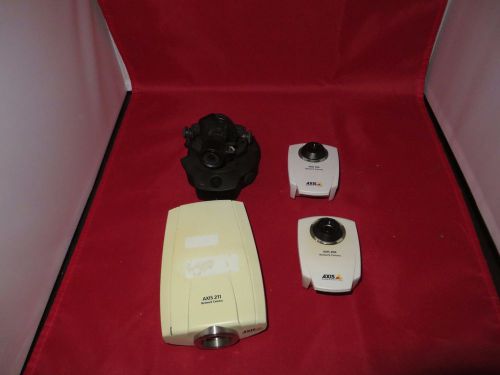 Axis Network Cameras (2) 206 (1) 211, 0198-001-04 (1) 216FD, 0240-001-01