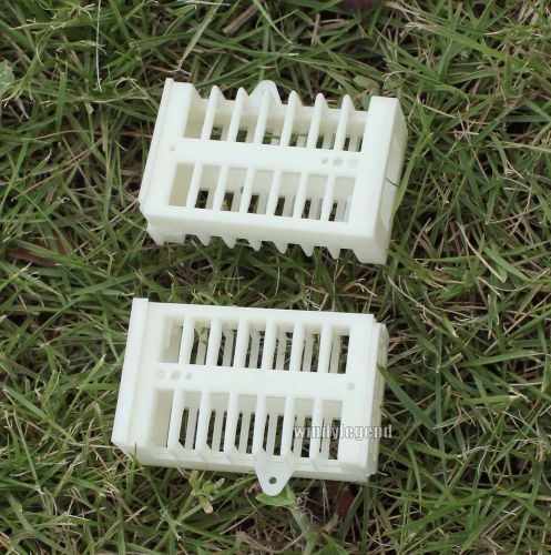 10 X HARD PLASTIC BEE QUEEN CAGE BEEKEEPING TOOL