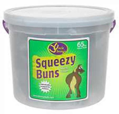 Uncle Jimmy&#039;s SQUEEZY BUNS 65 PiecesTreat Individually Wrapped Horse Pony Equine