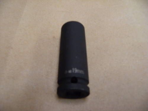 DEEP IMPACT SOCKET METRIC-19mm 1/2&#034; Dr. 6 Pt Cr Mo-NEW