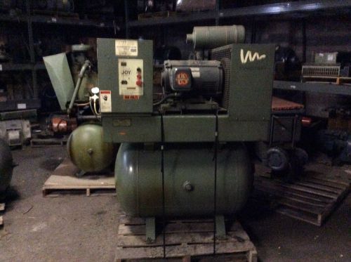 Joy 60/50hp air compressor, 16,358hrs, 208/230/460v 190/380v, nice older unit for sale