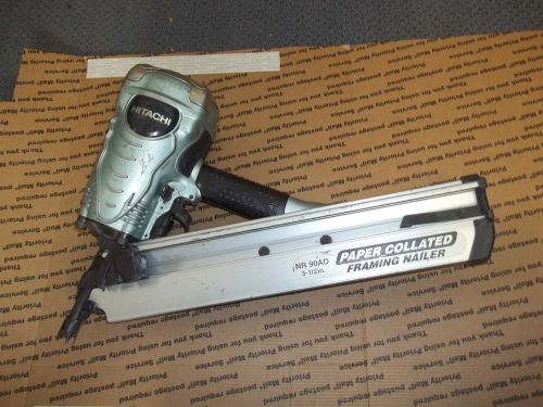 HITACHI NR90AD CLIPPED HEAD FRAMING NAILER NAIL GUN