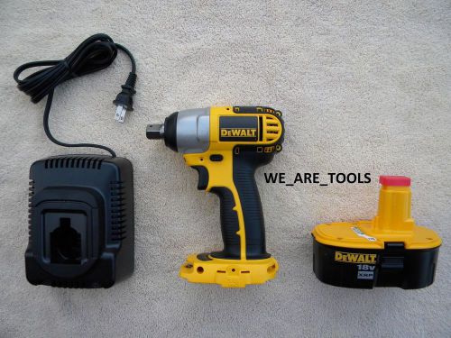 Dewalt dc820 18v 1/2&#034; cordless impact wrench, dc9096 xrp battery,charger 18 volt for sale