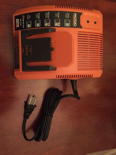 New 18V Ridgid Multi Chem. Rapid Lith &amp; NiCd Battery Charger