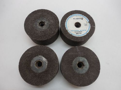 lot of 4 grinding stones 4&#034; x 2&#034; x 5/8&#034; -11 TPI