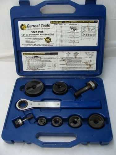 Current Tools 157PM Ratchet Knockout Set