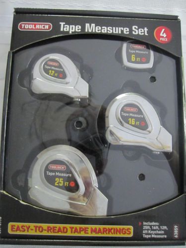 Package with 4 measuring tapes nib for sale