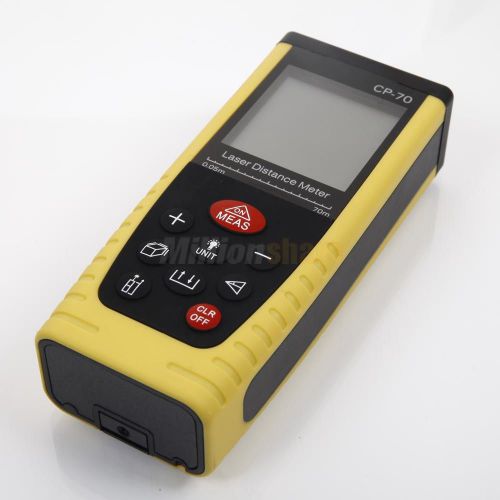 CP-70 70m/229ft Digital Laser Distance Meter Range Finder Measure Diastimeter