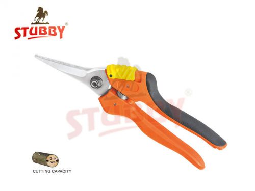 Hardened steel blades with rust preventive coating pruning secateur 225 mm for sale