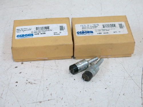 24 OSBORN 30145 1/2&#034; PILOT BONDING END BRUSHES, .001 WIRE, 3/32&#034; PILOT