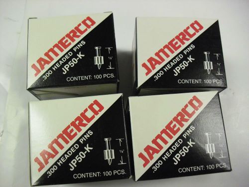 400 !! Jamerco .300 Headed Pins 1/2&#034; Long # JP50-K