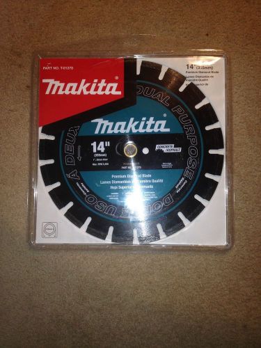 Makita T-01270 14&#034;( 355mm)  Premium Diamond Dual Purpose Wet/Dry Saw Blade