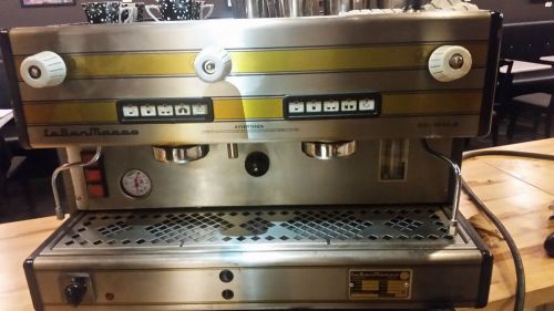 Used LASAN MARCO 2 HEAD ESPRESSO MACHINE MODEL: 85-16M-2 Made in Italy