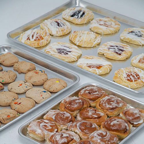 Commercial grade aluminum  baking sheets (3 pk.) for sale