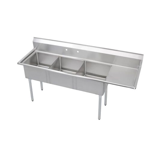 Elkay SSP LLC S3C18X18-R-18X S-Series 3-Compartment Sink