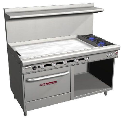 Southbend 4601dc-4gl range, 60&#034; wide, 2 burners with standard grates (33,000 btu for sale