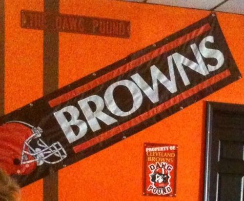 HUGE BROWNS WALL SIGN***LOOK***