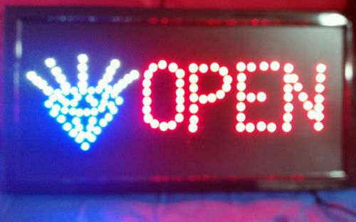 Open for business sign