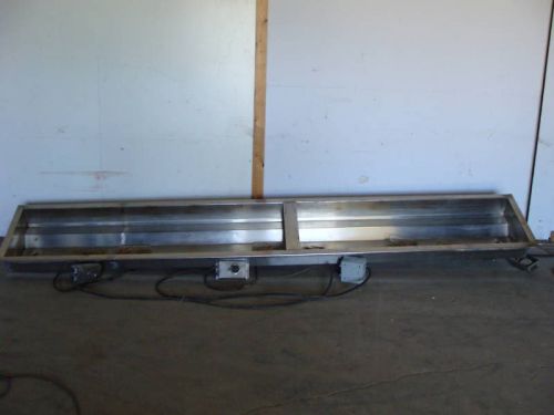 149&#034;L STAINLESS STEEL HOT BUFFET 10 WELL INSERT