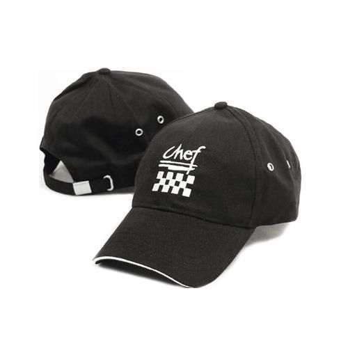 San Jamar - Chef Revival H064BK Chef&#039;s Baseball Cap