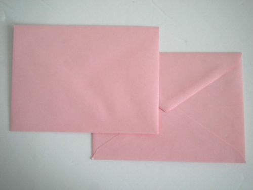 *NEW* ~ 10 PASTEL PINK ENVELOPES ~ A6 - 4 3/4&#034; x 6 1/2&#034;