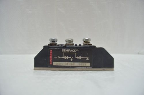 Used SKKD 81-16  Diode / Diode Module 80 Amps / 1600 Volts  Semikron Make