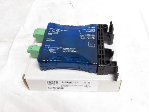 Facts engineering fc-r1 signal conditioner rtd in 4-20ma out **nib** for sale