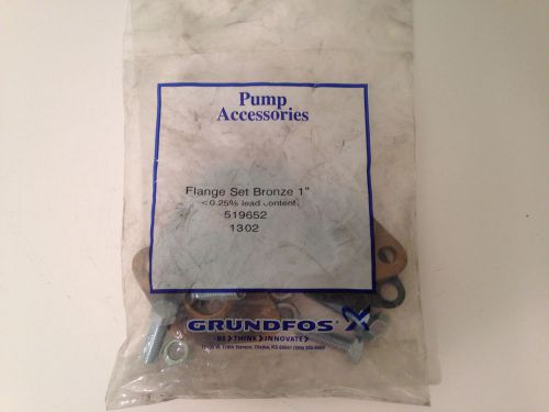 519652 - Flange Set Bronze 1 inch (Pair) - Grundfos Pump Accessories