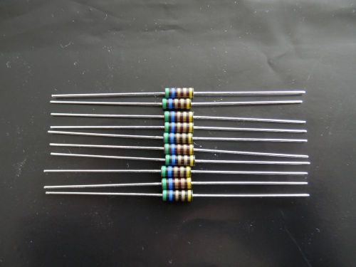 Lot of 10 NOS carbon composition resistors 5.6 ohms 1/2 Watt 5%