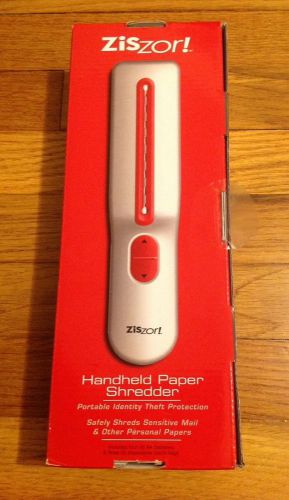 &#039;Ziszor!&#039; HANDHELD PORTABLE PAPER  SHREDDER - (new)