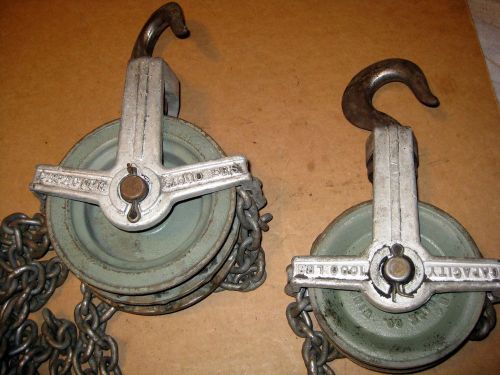 Thern machine company, winona, minn, 1000 pound chain hoist, 10&#039; lift for sale