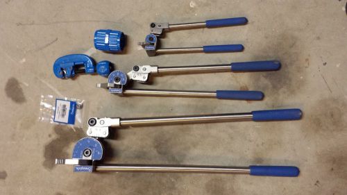 Swagelok 1/4&#034;  3/8&#034; 1/2&#034; tubing bender, cutters, reamer, cutting wheel, set for sale