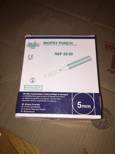 MILTEX STERILE DERMAL BIOPSY PUNCH 5MM BOX OF 50