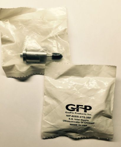 CGA 660/670 SS 1/4&#034; Tube Stub NIP-60SS-4TS-35F New in Package