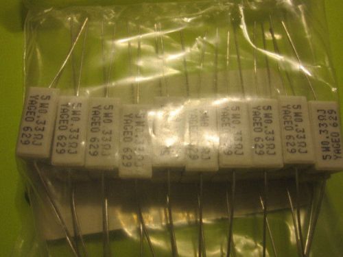 RESISTOR 0.33ohm  5W  5% WIREWOUND(2 items)