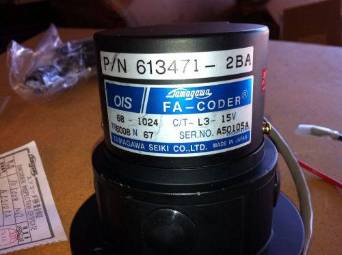 Reliance Baldor Tamagawa FA-Encoder P/N 613471-2BA TS5008 68-1024 C/T-L3-15V N67