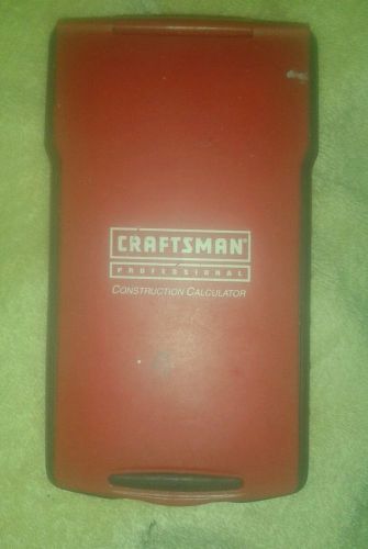 Craftsman professional construction calculator 38785 with armadillo gear