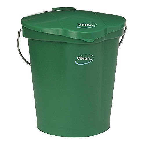 Remco Vikan Pails - 3-Gal. Capacity - Green - Green