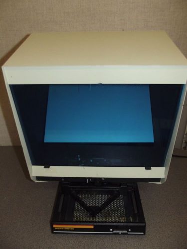 Micro Design Model  865A Microfiche Reader, Vintage Microfiche Reader