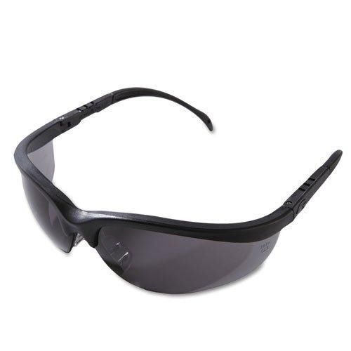 3 PR CREWS KLONDIKE SAFETY SUN GLASSES BRAND NEW - BLACK FRAME/SMOKE LENS