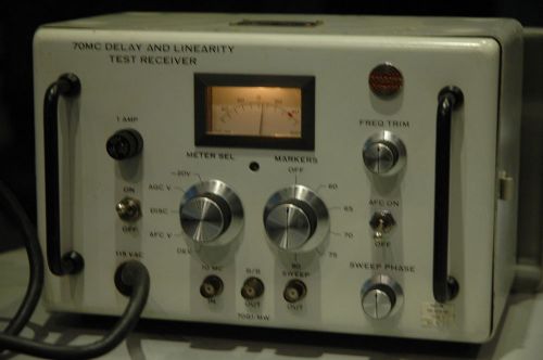 Collins 70Mc Delay and Linearity Test Receiver