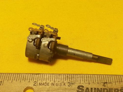 Cts dual 2 gang potentiometer tv control vol 1 meg / contrast 50k ohm #25b917f for sale