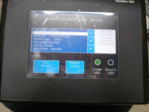 Allen bradley 2711-t10c10 b devicenet panelview 1000 for sale