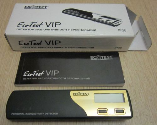 Dosimeter Clock &#034;Ecotest VIP&#034; model &#034;LUX&#034; Premium Class Radioactivity Detector