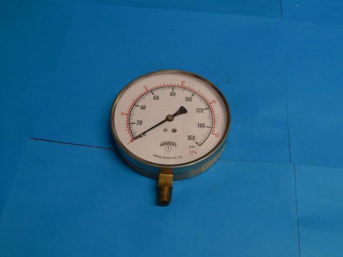 Winters 0-160 PSI 0-1000 kPa  pressure gauge approx 4.5&#034; face